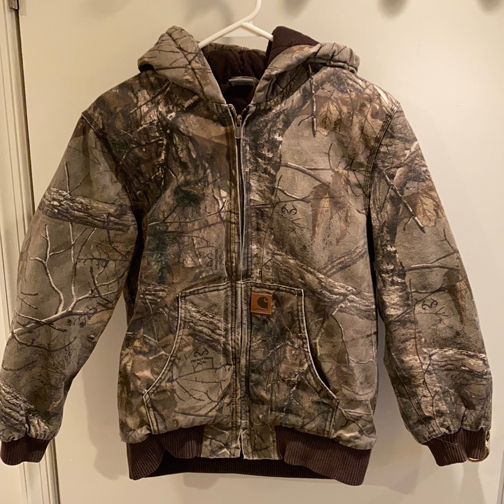 CARHARTT ARCTIC LINED REAL TREE CAMO COAT